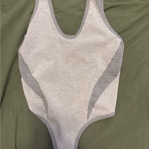 SKIMS Gray Bodysuit